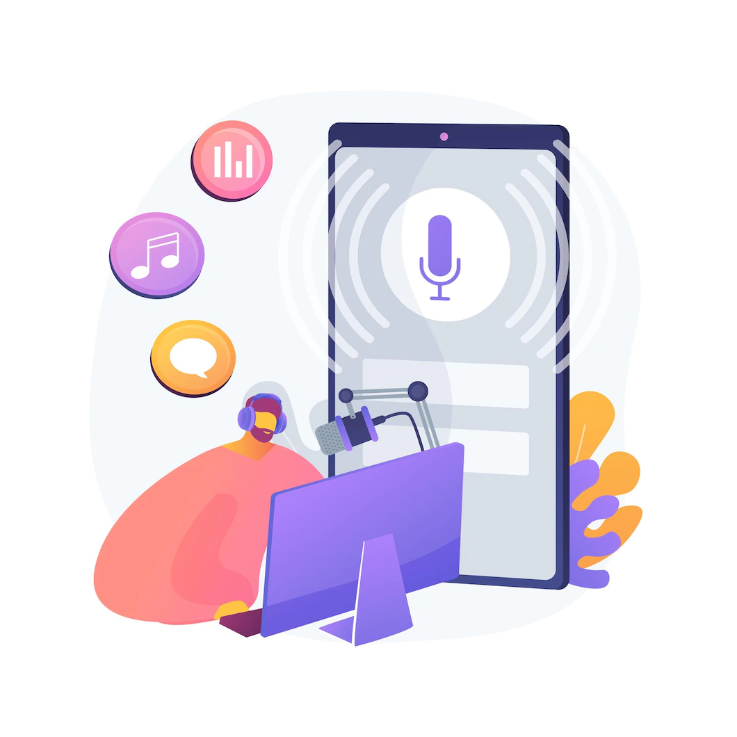 podcast content abstract concept illustration 335657 3760