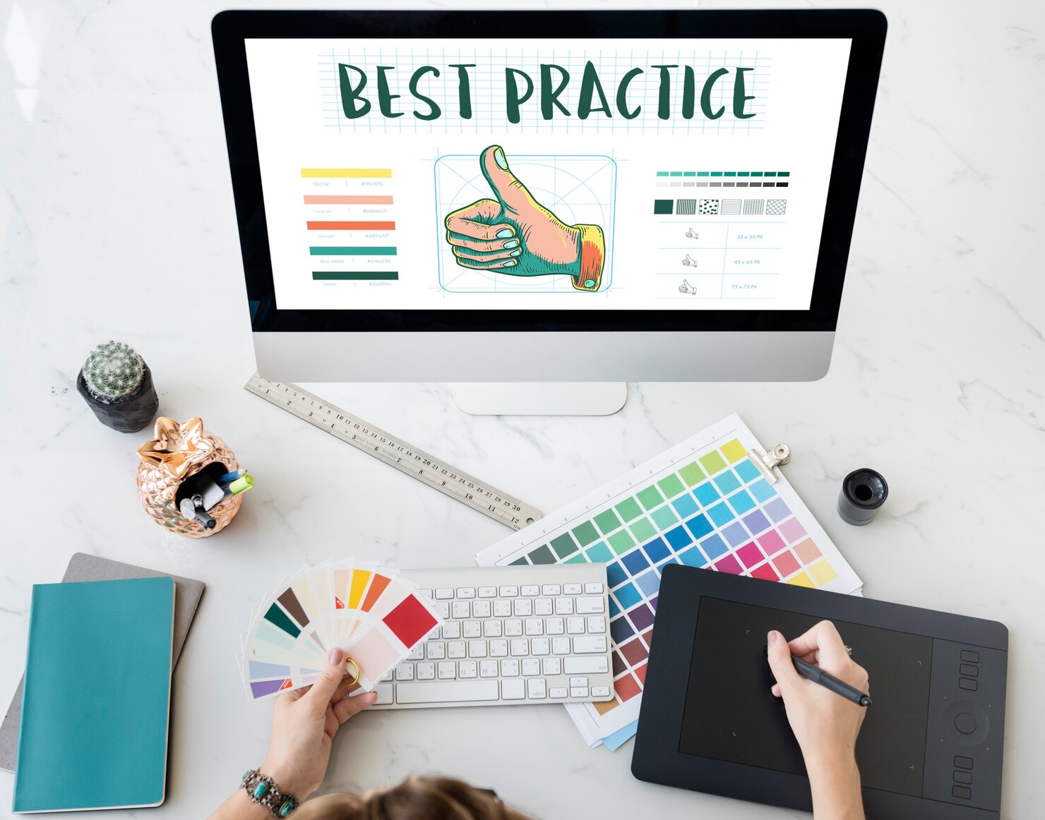best practice thumbs up approval concept 53876 132655