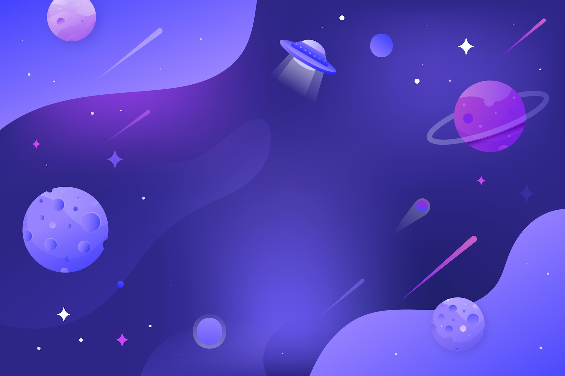 cartoon galaxy background with planets 23 2148966504