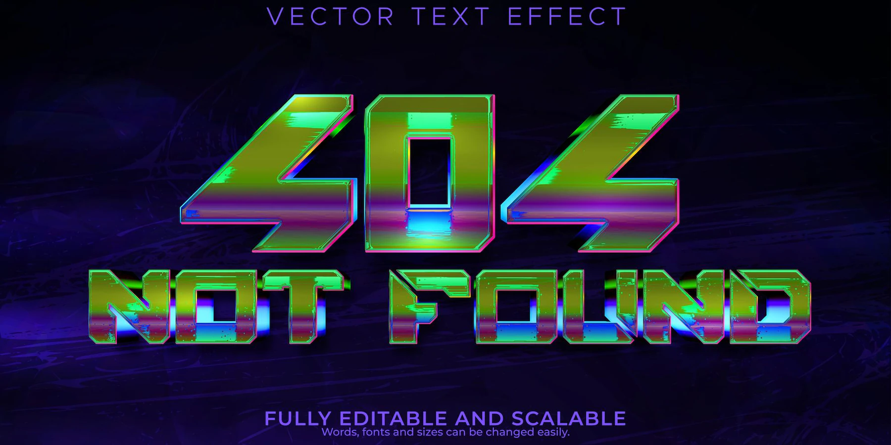 cyberpunk text effect editable error techno text style 314614 2015